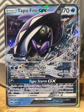 Pokémon Tapu Fini GX 2017 Holo Rare